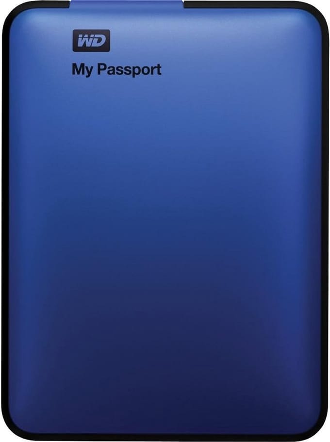 Externe harde schijf 2TB USB 3.0 Blauw Opslag voor PC en Mac