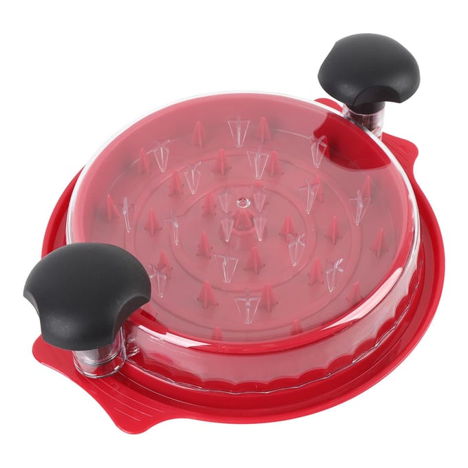Kippenvleesversnipperaar Draai Zichtbare Vleesversnipperaar Machine Sterke Antislipstrip Ergonomisch Handvat gray