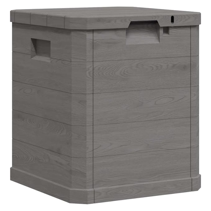 vidaXL - Opbergbox - voor - in - de - tuin - 90 - L - bruin