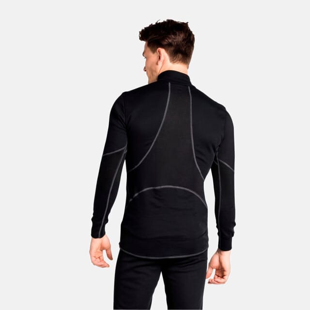 Odlo Odlo Bl Top Turtle Neck L/S Half Zip Active X ZWART - Maat L