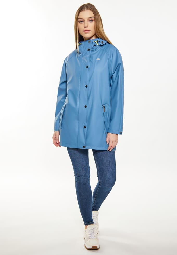 Schmuddelwedda Mackintosh Dames Staalblauw