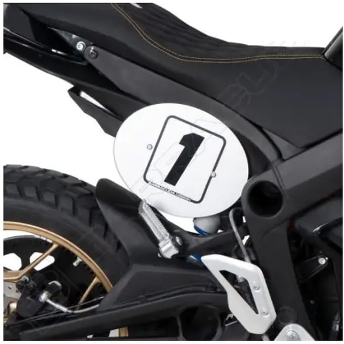 Paar nummerplaathouders voor motorfietsen Barracuda Leoncino Benelli