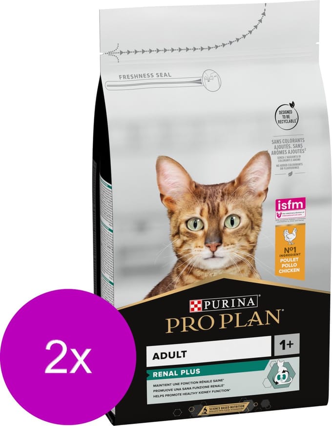 Pro Plan Cat Original Adult Kip - Kattenvoer - 2 x 1.5 kg