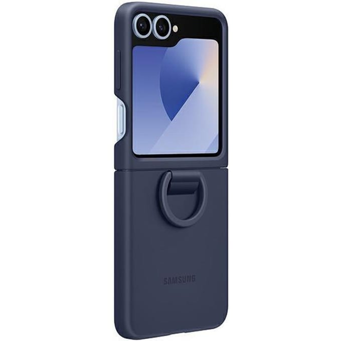 Samsung Galaxy Z Flip6 hoesje - Silicone Case - Navy Blauw