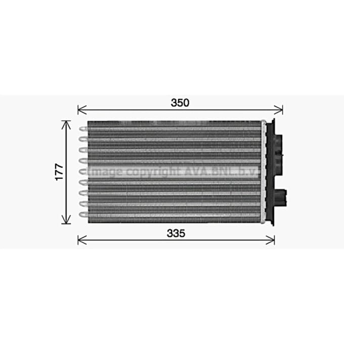 Warmtewisselaar, interieur verwarming HIGHWAY AUTOMOTIVE IV6164