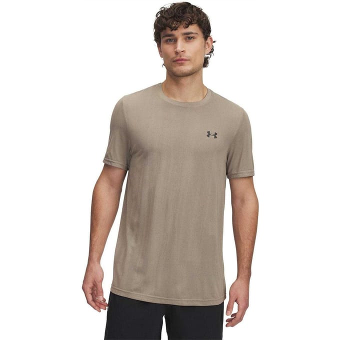 Under Armour Heren Klassiek Logo T-Shirt (Bruin)