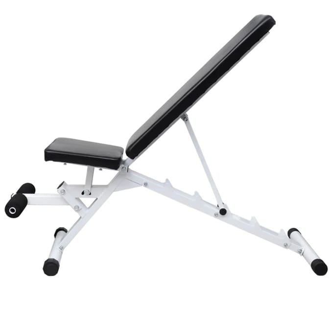 vidaXL - Trainingsbank - met - halterset - 60,5 - kg