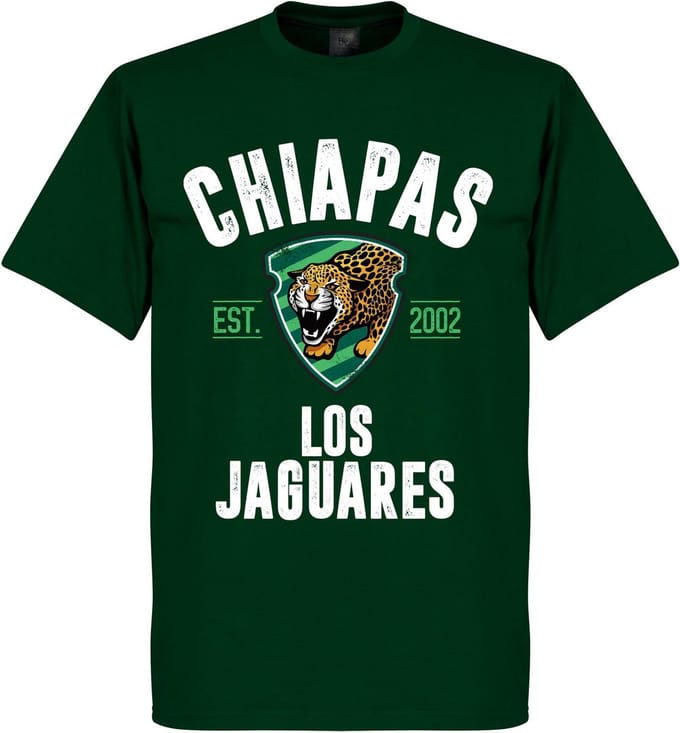 Chiapas Estabished T-Shirt - Donkergroen - S