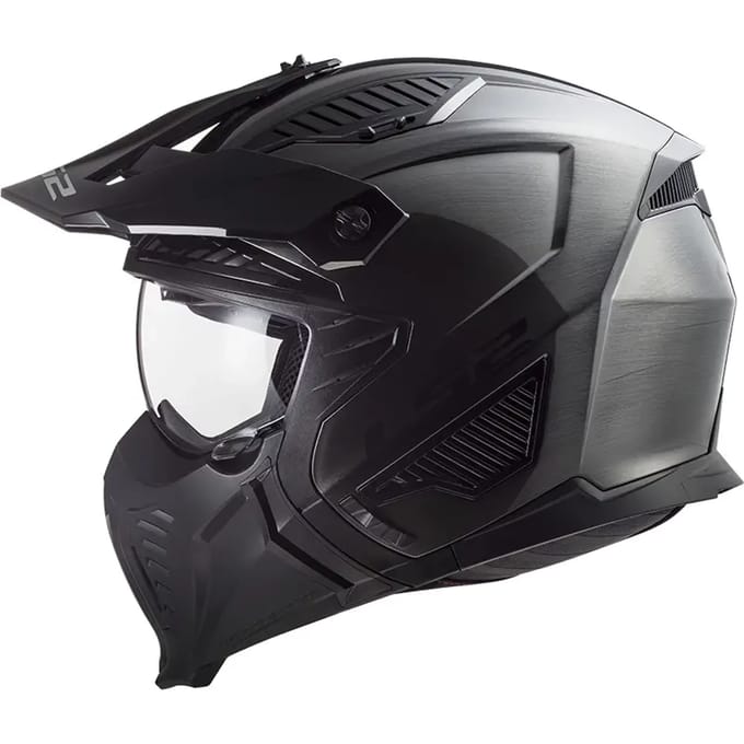 LS2 OF606 Drifter Jeans Titanium 06 Multi Helm - Helm
