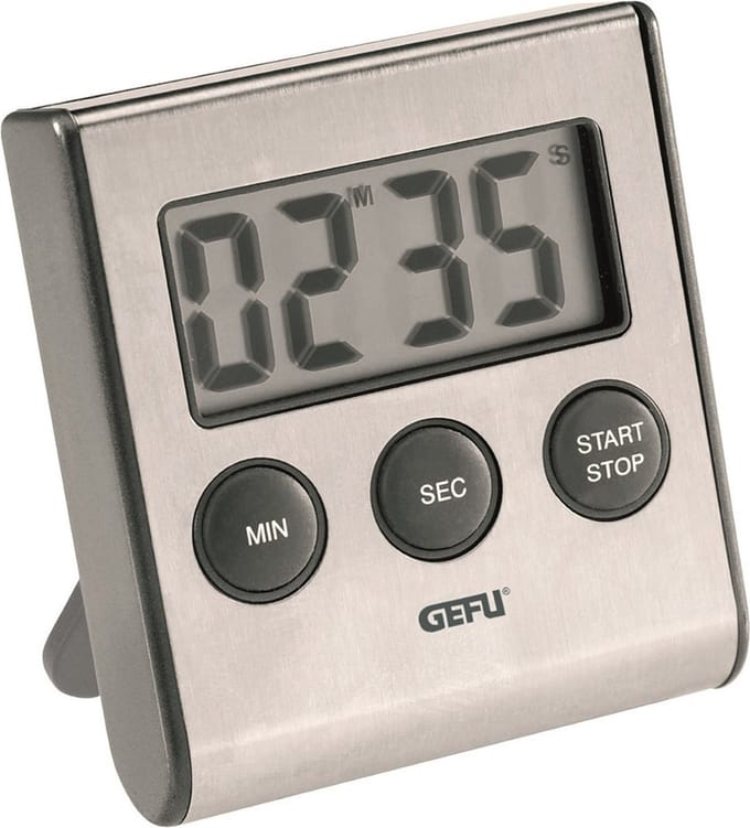 GEFU CONTARE Digitale Keukentimer – Magnetische Timer met Groot Display
