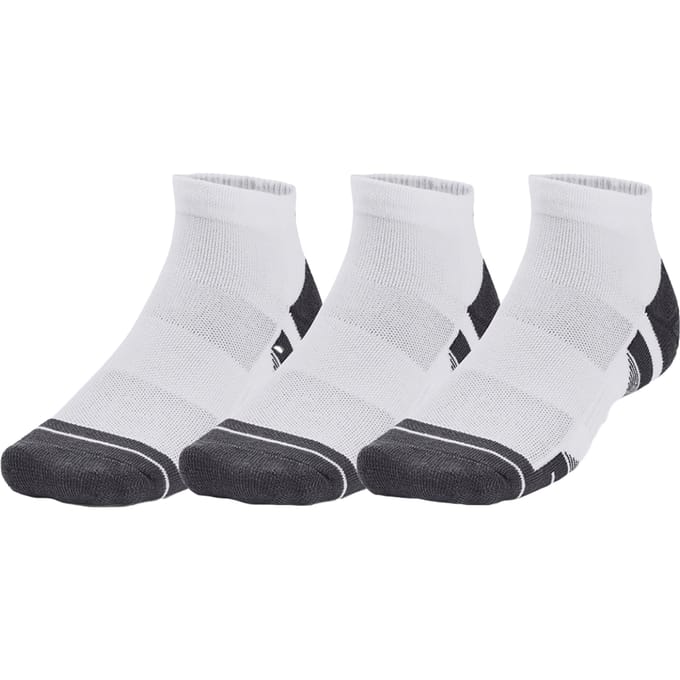 Under Armour Performance Tech Sokken voor volwassenen (pak van 3) (Wit)