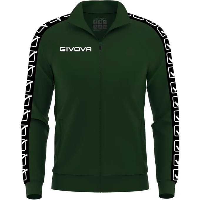 Gebreid trainingsjas met bandjes Givova