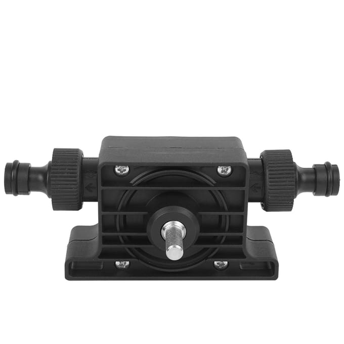 Draagbare Elektrische Boor Aangedreven Type Pomp Compacte Wateroliepomp met 2 stuks ConnectorZwarte Oliepomp