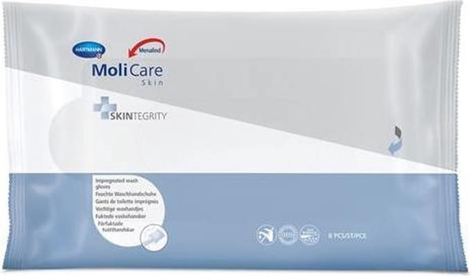 Molicare Skin Washandjes 8 P/s