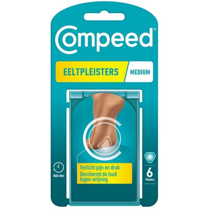 Compeed® Pleister Eeltplek Voeten - Medium (6 st.)