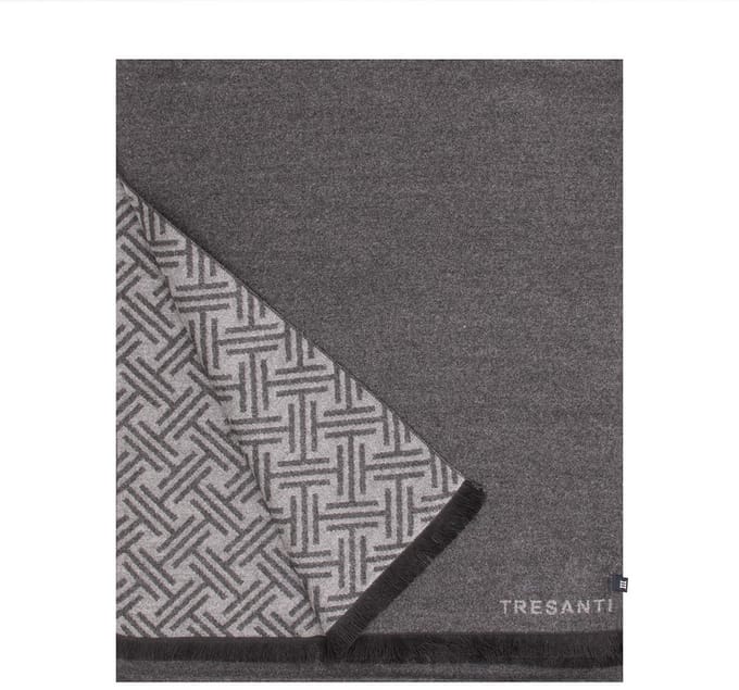 Tresanti DIDIMO Viscose scarf with logo Anthracite (TRSCIE216 - 202)
