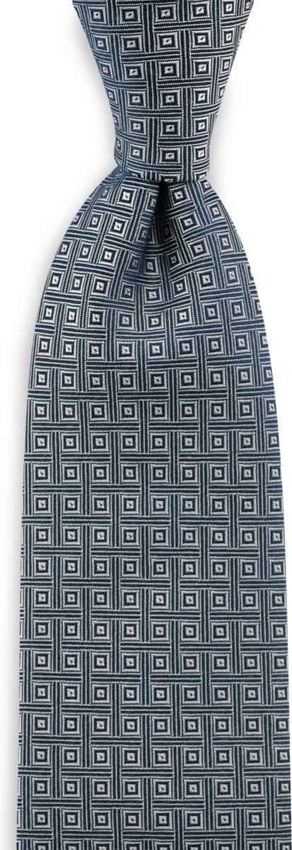 We Love Ties - Stropdassen - Stropdas The District - donkerblauw / wit