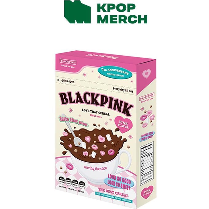 BLACKPINK 2023 Debuut VERJAARDAG Cereal DECO KIT white