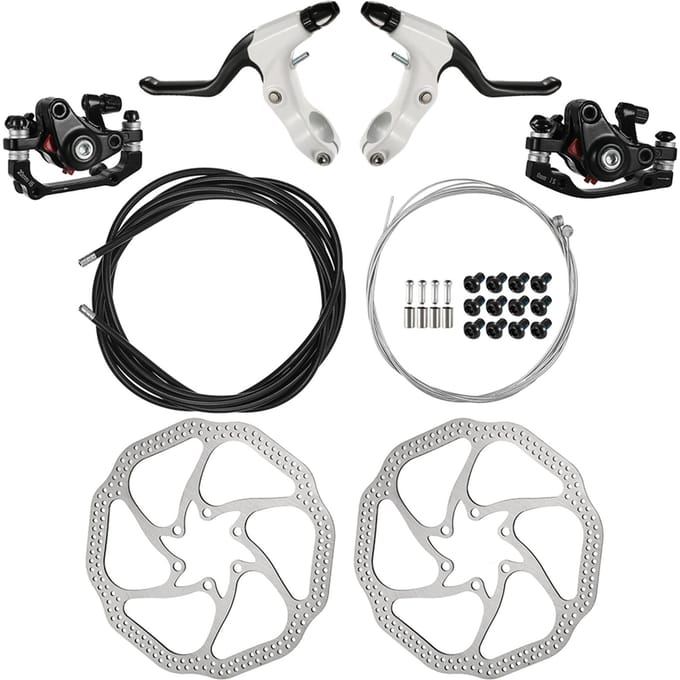 MTB-fiets Schijfrem Links Rechts Remset Handremhendel Shifter Derailleurkabel Shift Binnenkabelset black