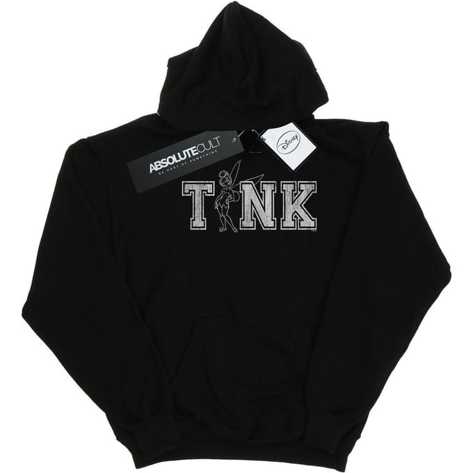Disney Heren Tinker Bell Collegiate Tink Hoodie (Zwart)