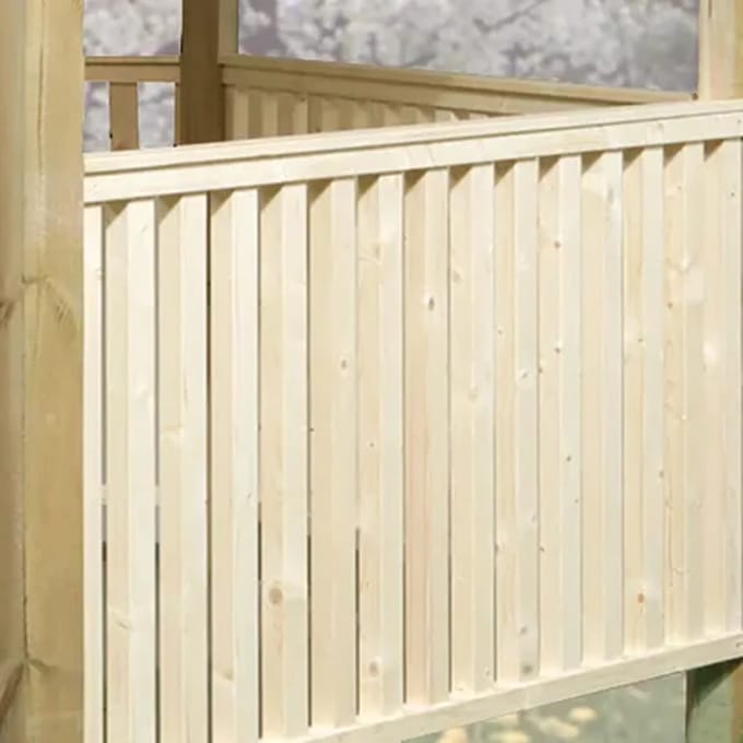 Weka Balustrade Onbehandeld Voor Prieel 656 88x190cm