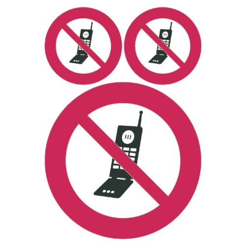 Huismerk Herma 5784 Etiket met afbeelding GSM Verbod