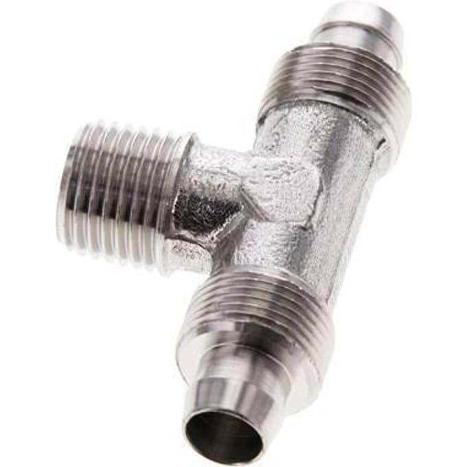 10x8 & R1/4'' RVS 1.4404 T-Opsteekkoppeling Buitendraad