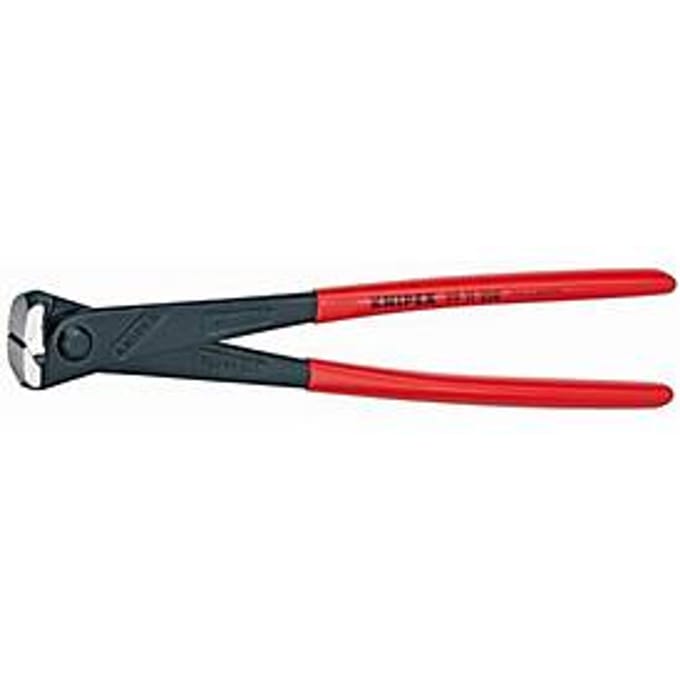 Krachttang L.250mm pol.zwart atram.Ku.-coating KNIPEX
