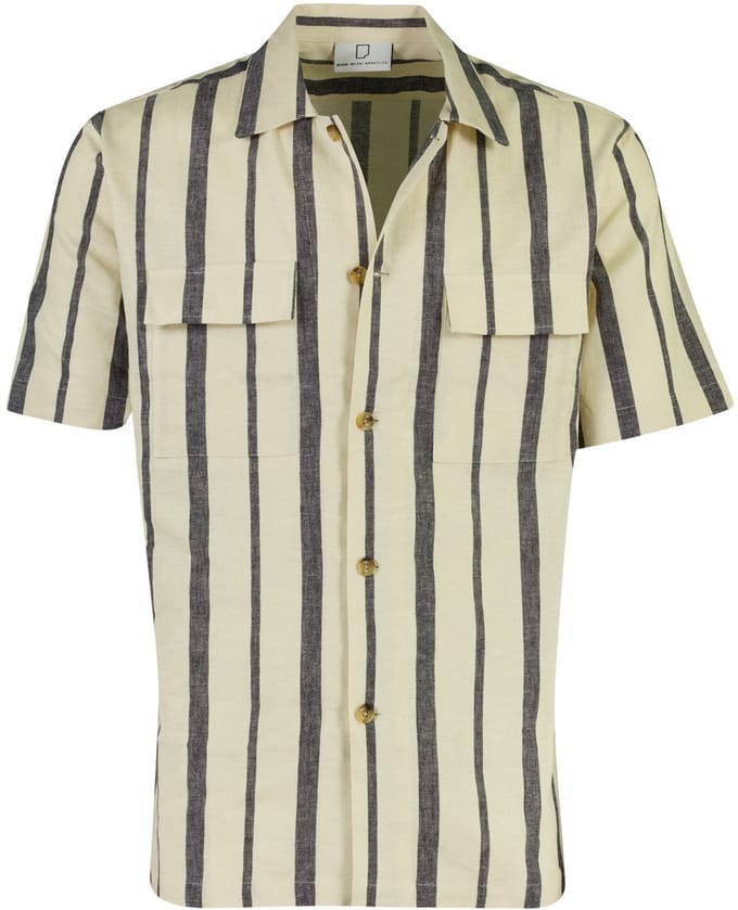 Born With Appetite poloshirt korte mouw beige