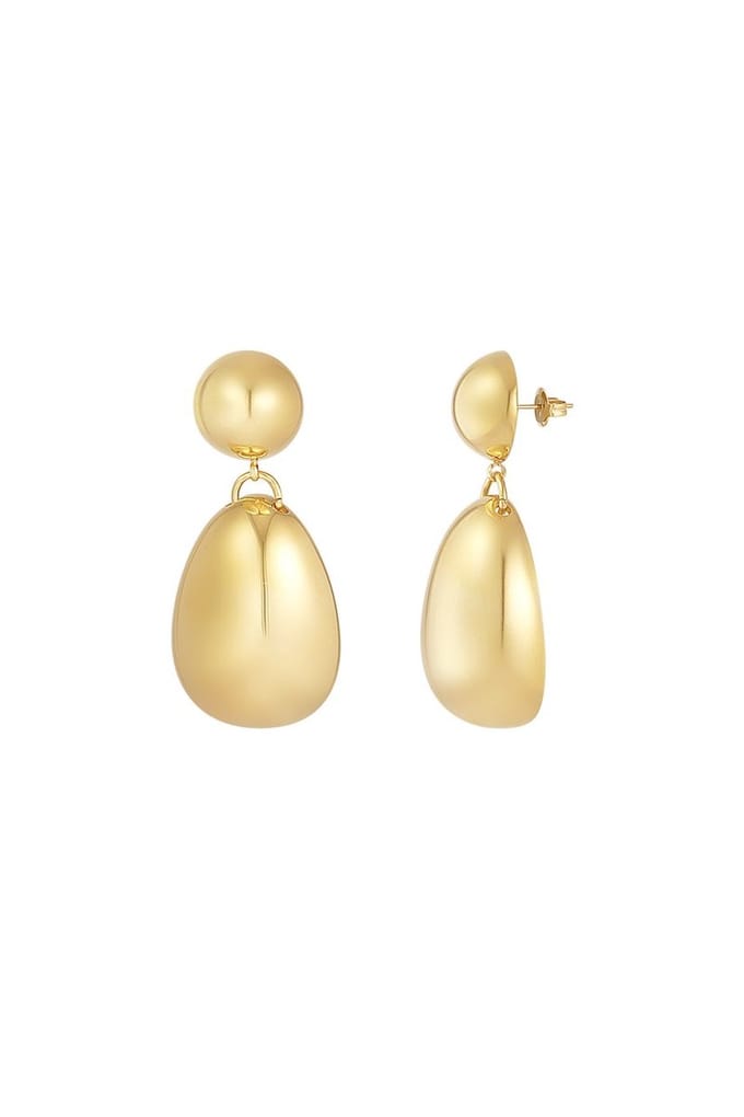 Yehwang- Oorbellen Classic Crush - Goud