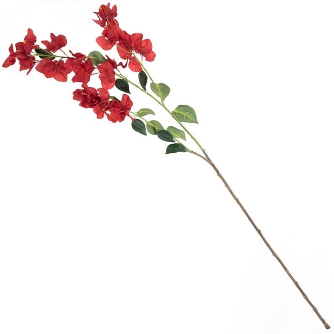 Kunsttak Bougainville 105cm rood