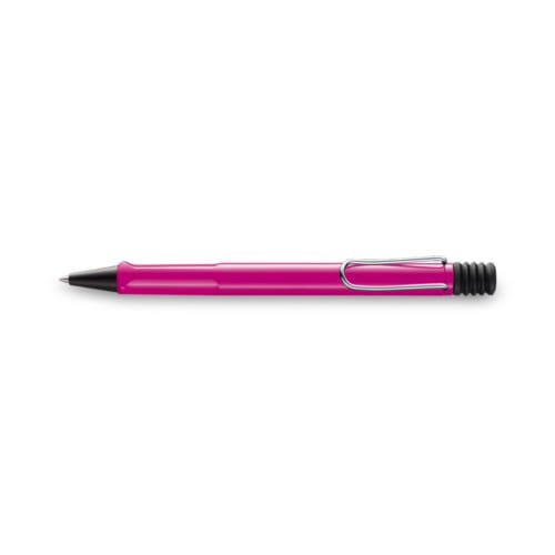 Lamy balpen, model safari roze, met een medium vulling