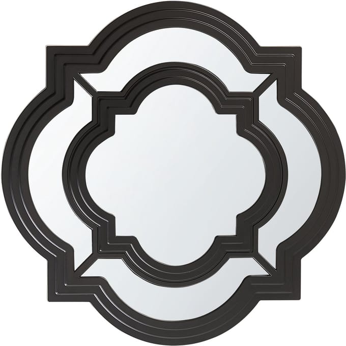COBETA - Wandspiegel - Zwart - Synthetisch materiaal