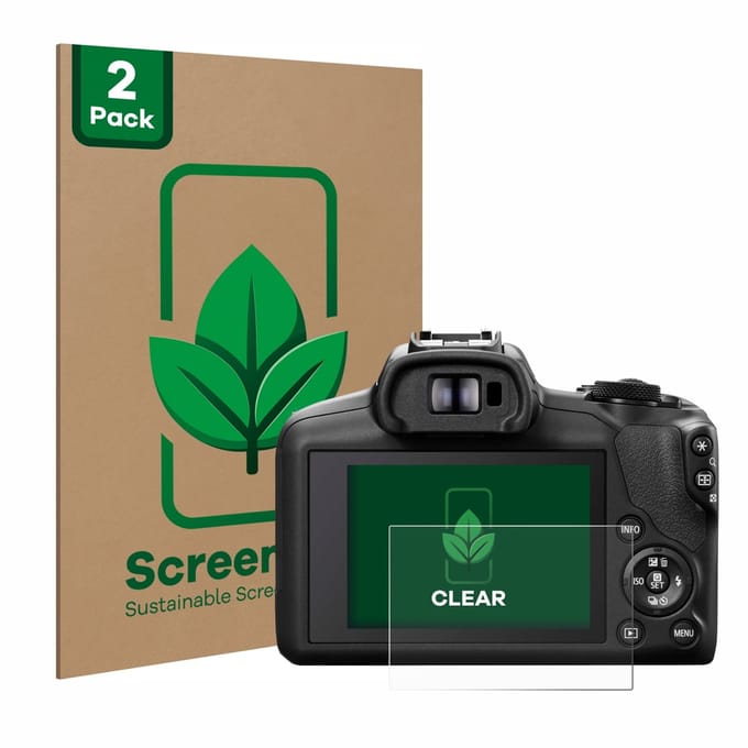 2 Stuks Screenprotector voor Canon EOS R100 - Hoogwaardige Beschermfolie transparant