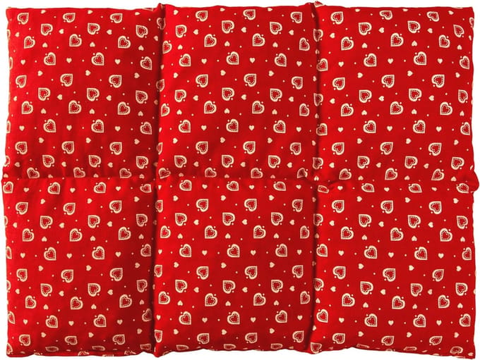 Kersenpitkussen 40x30cm - Warmte- en koudetherapie kussen voor rug, buik en voeten
