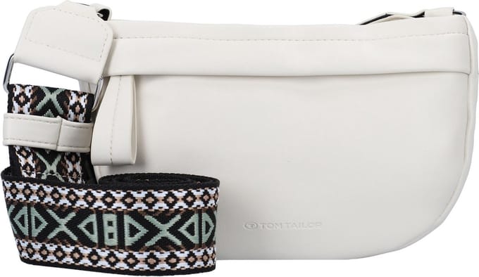 TOM TAILOR Schoudertas Palina Cross Bag Cream White Crème