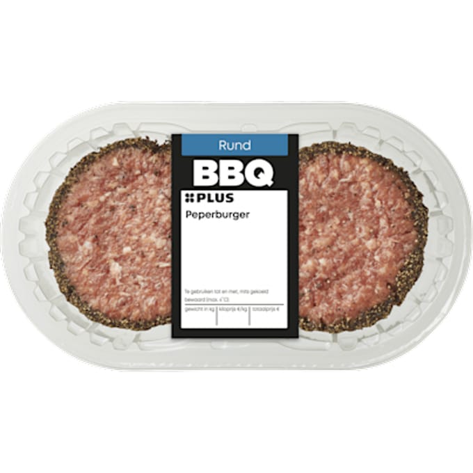 Peper hamburger 2 stuks