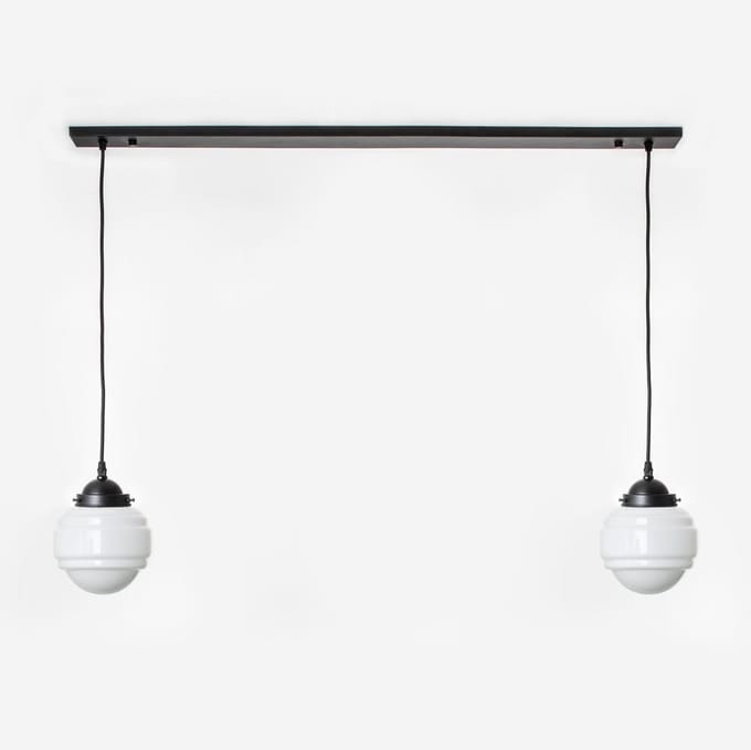2 x Polkadot lampen aan plafondbalk Moonlight - Art Deco Trade