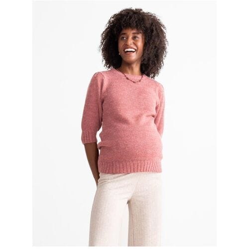 Prénatal zwangerschapstrui Light Red Melange M Dames