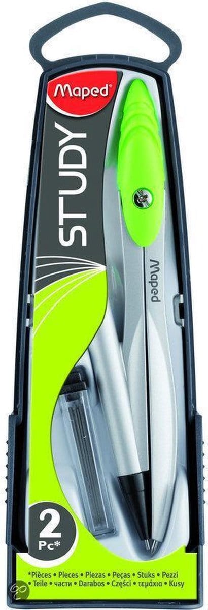 Study passer met 0,5 mm vulpotlood - assorti kleuren