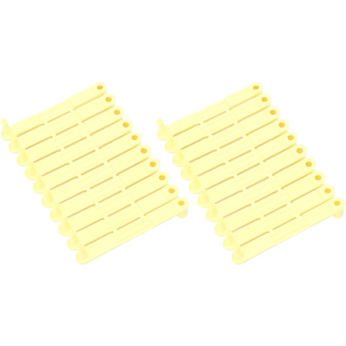 20 STUKS Oormerk Levendige Kleur Eenvoudige Identificatie Vee Oormerk voor Rundvee Schapen Varken beige