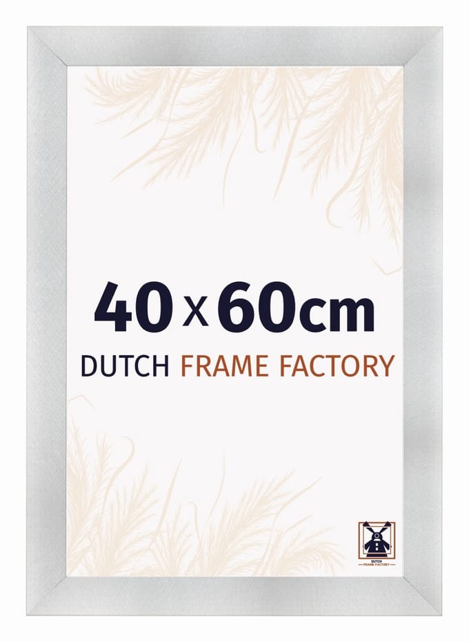 Fotolijst 40x60 cm - MDF - Aluminium Geborsteld - Praag