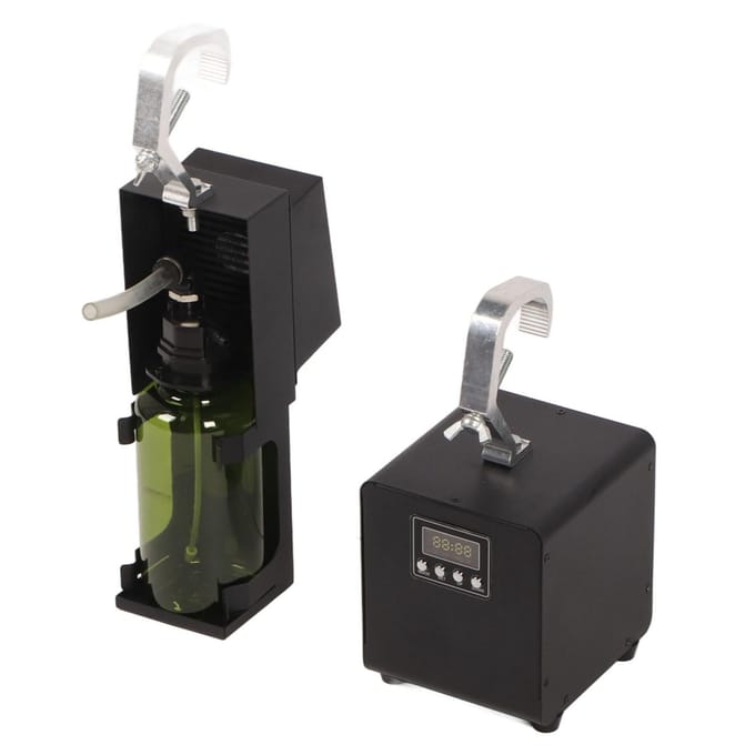 Diffuseur d'arômes suspendu avec ventilateur 700 ml Se connecte au système de climatisation central Diffuseur de parfums intelligent commercial séparé black