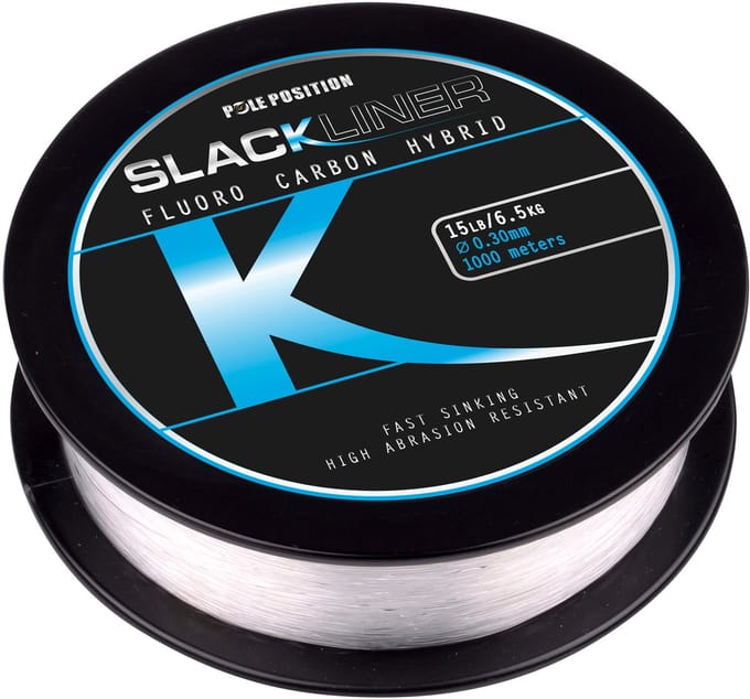 Slackliner Fluoro Carbon Hybrid 1000M Pole Position - Karper Lijn - Karperlijn - Karper - Karpervissen