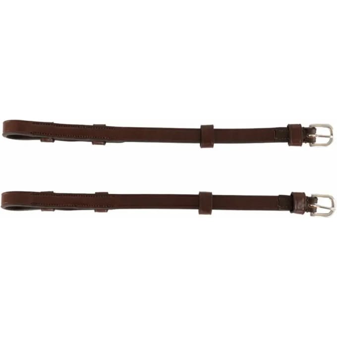 Paar blindflens staanders + ronde gesp BR Equitation
