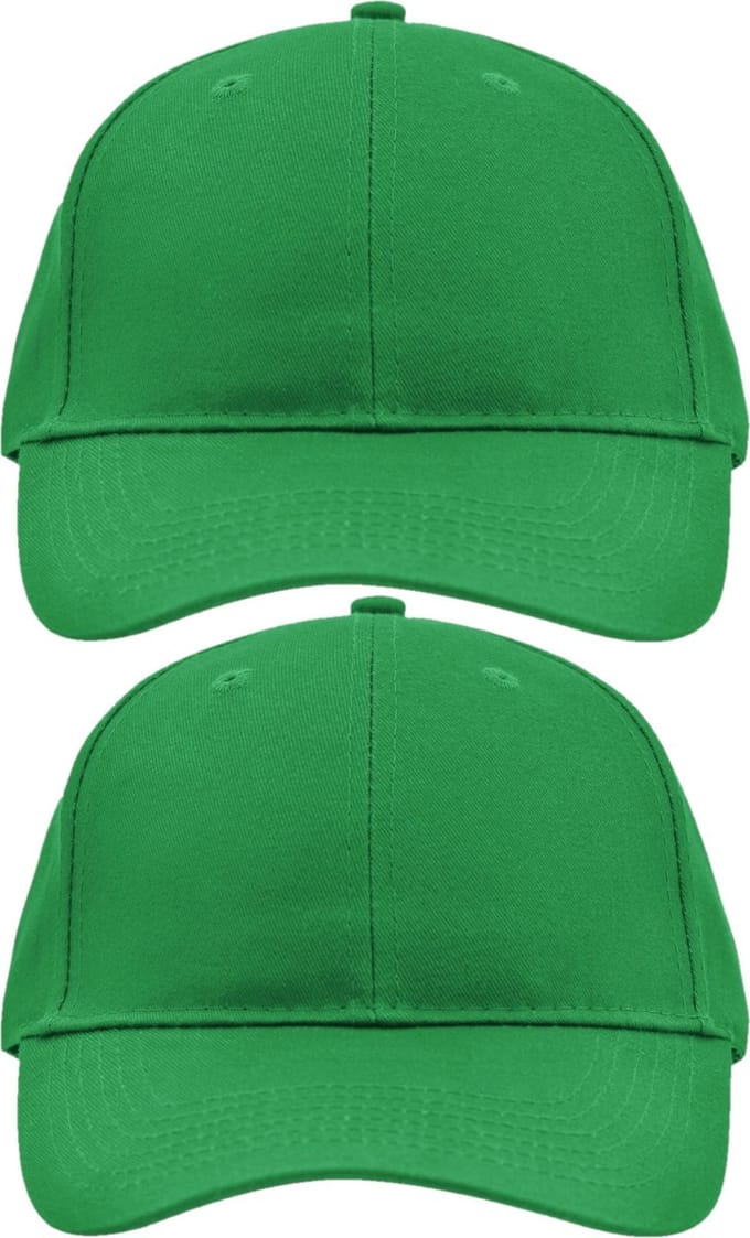 2x stuks myrtle beach baseball cap - 6-panel - voor volwassenen