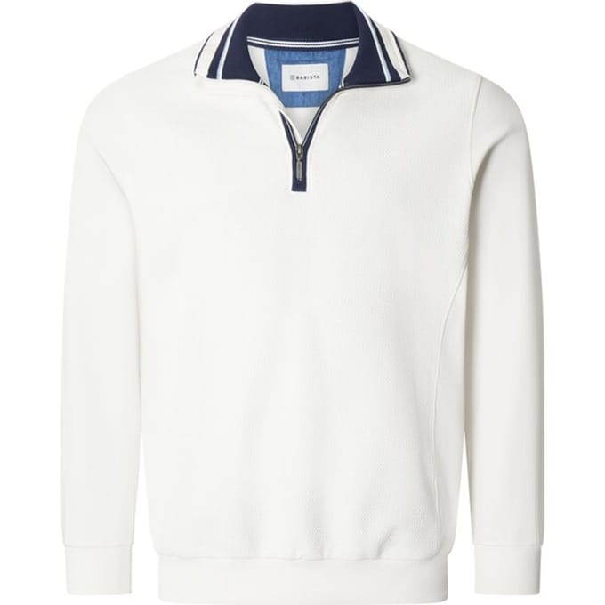Babista herren Sweatshirt - 52/54 - wit - Plus Size