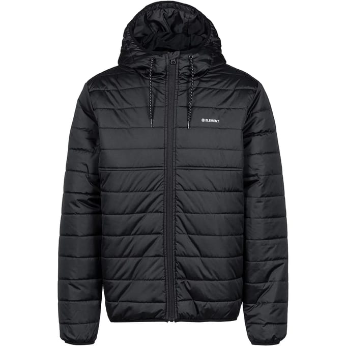 Element Alder Puffer Fundamental Jas Zwart L Man