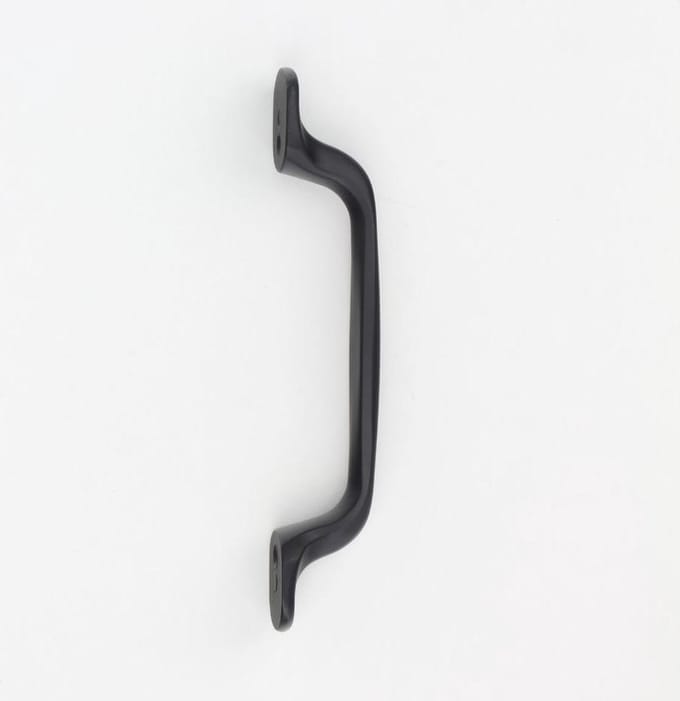 Deurgreep Loes - zwart - 96 mm