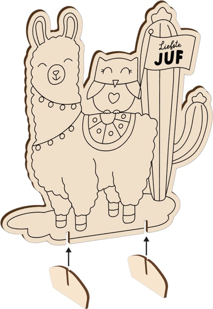 Kleurplankje - Juf